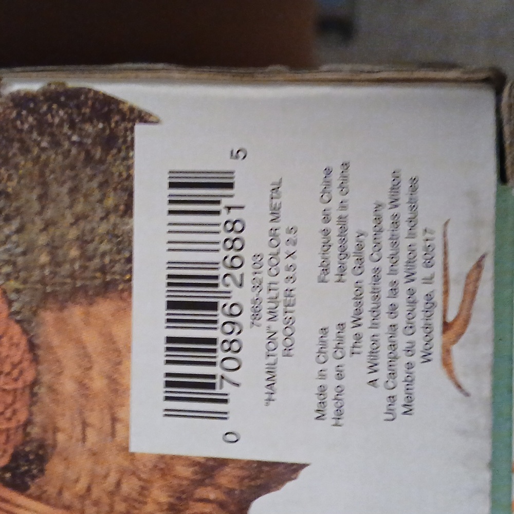 Brand New In Opened Box Roodter Picture Frame - Picture 4 of 4